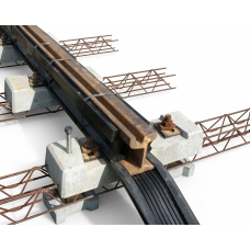 Amortizor cauciuc sina tramvai